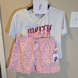 BETTER TOGETHER CHRISTMAS PAJAMAS WOMENS SET NWT